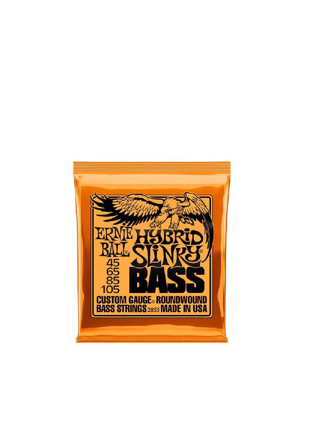 Cuerdas Bajo Ernie Ball 2833 Color Naranja