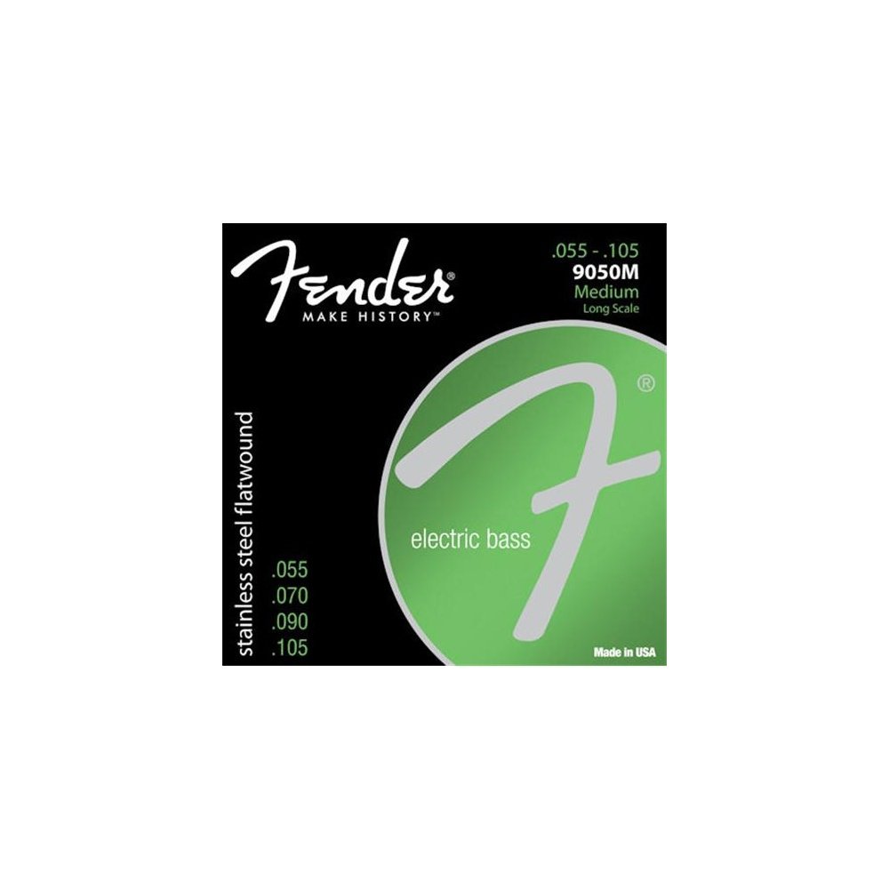 Foto 2 pulgar | Cuerdas Para Bajo Fender 9050 De Acero Inoxidable Flatwound 9050m .055-.105 - Venta Internacional.