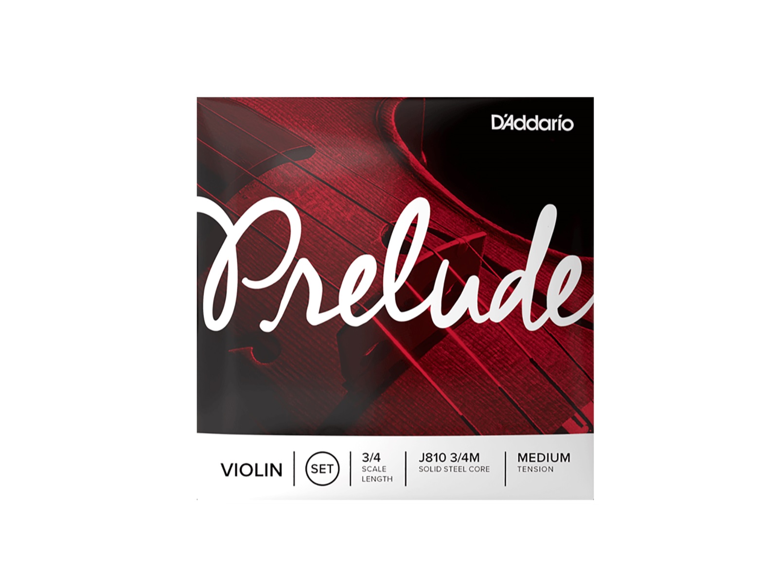 Daddario J810 3/4m Juego Cuerdas Para Violín 3/4 Tensión M