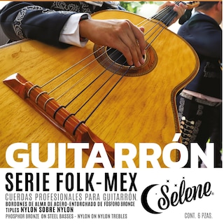 Foto 1 | Cuerdas para Guitarrón Selene Nailon Sobre Nailon 6 Piezas