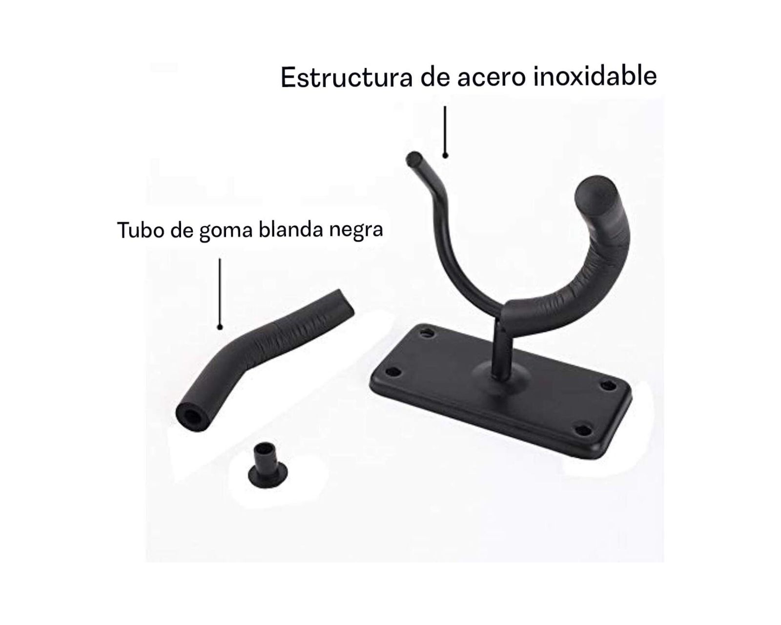 Foto 3 pulgar | Soporte para Guitarra de Pared Genérico Incluye Plumillas