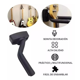 Foto 5 | Set de 2 Soportes de Pared para Guitarra