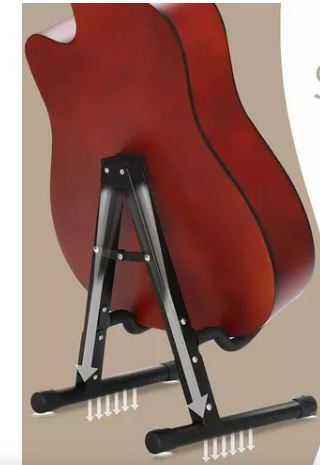 Foto 4 pulgar | Soporte Plegable Metálico Para Guitarra O Bajo