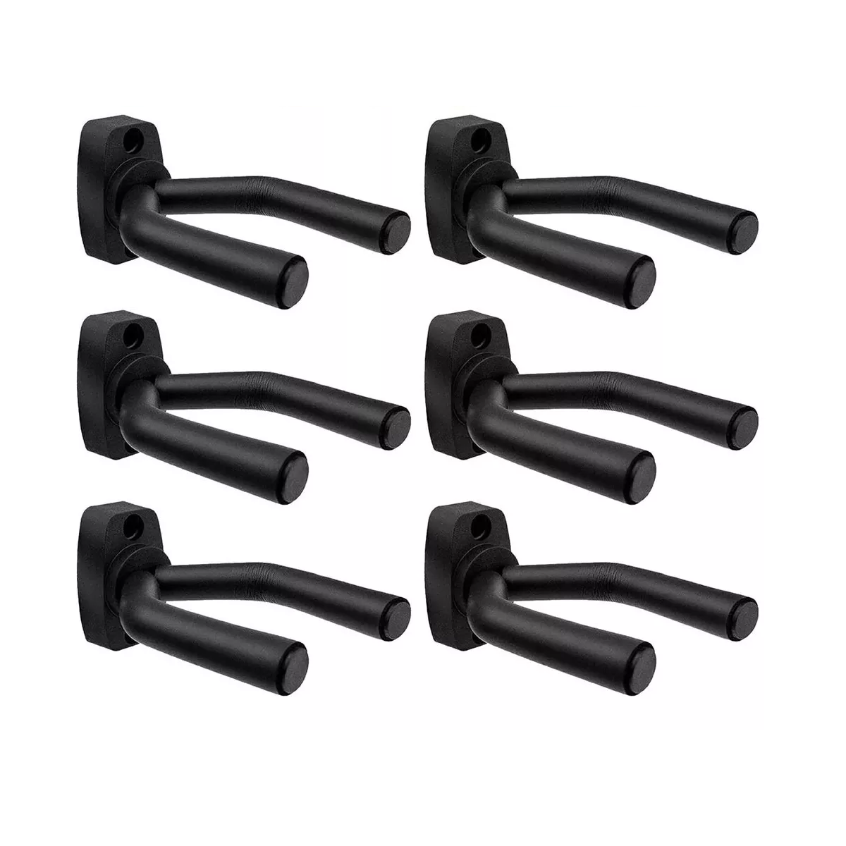 Foto 2 pulgar | 6 Piezas Soporte Para Guitarra Pared Con Gancho Esponja Eo Safe Imports Esi-15597 Negro