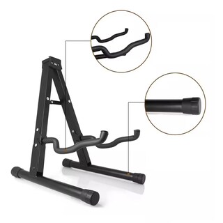 Foto 3 | Base Soporte Para Guitarra O Bajo Metálico Belug Transporte Fácil Negro