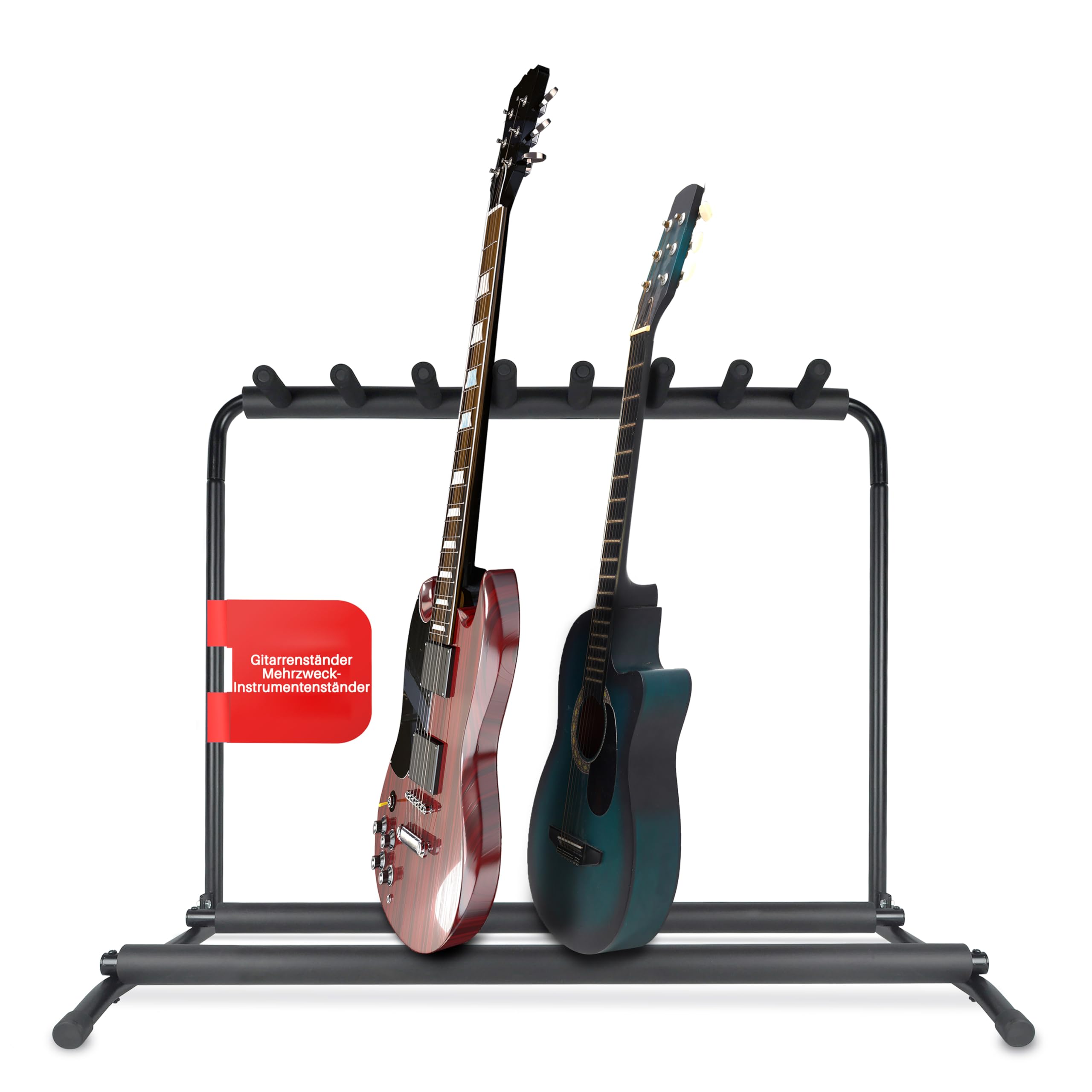 Foto 2 pulgar | Soporte Multiguitarra Pyle, Expositor De 7 Ranuras Para Guitarra Eléctrica, Ac - Venta Internacional.