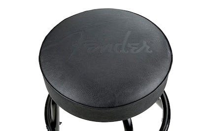 Foto 4 | Taburete De Bar Fender Con Logotipo Negro Estampado, Giratorio, 30 Cm, Negro/negro - Venta Internacional.