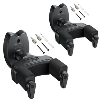 Foto 1 | Soporte De Pared Para Guitarra, Paquete De 2 Unidades, Donner Auto Lock, Color Negro - Venta Internacional.