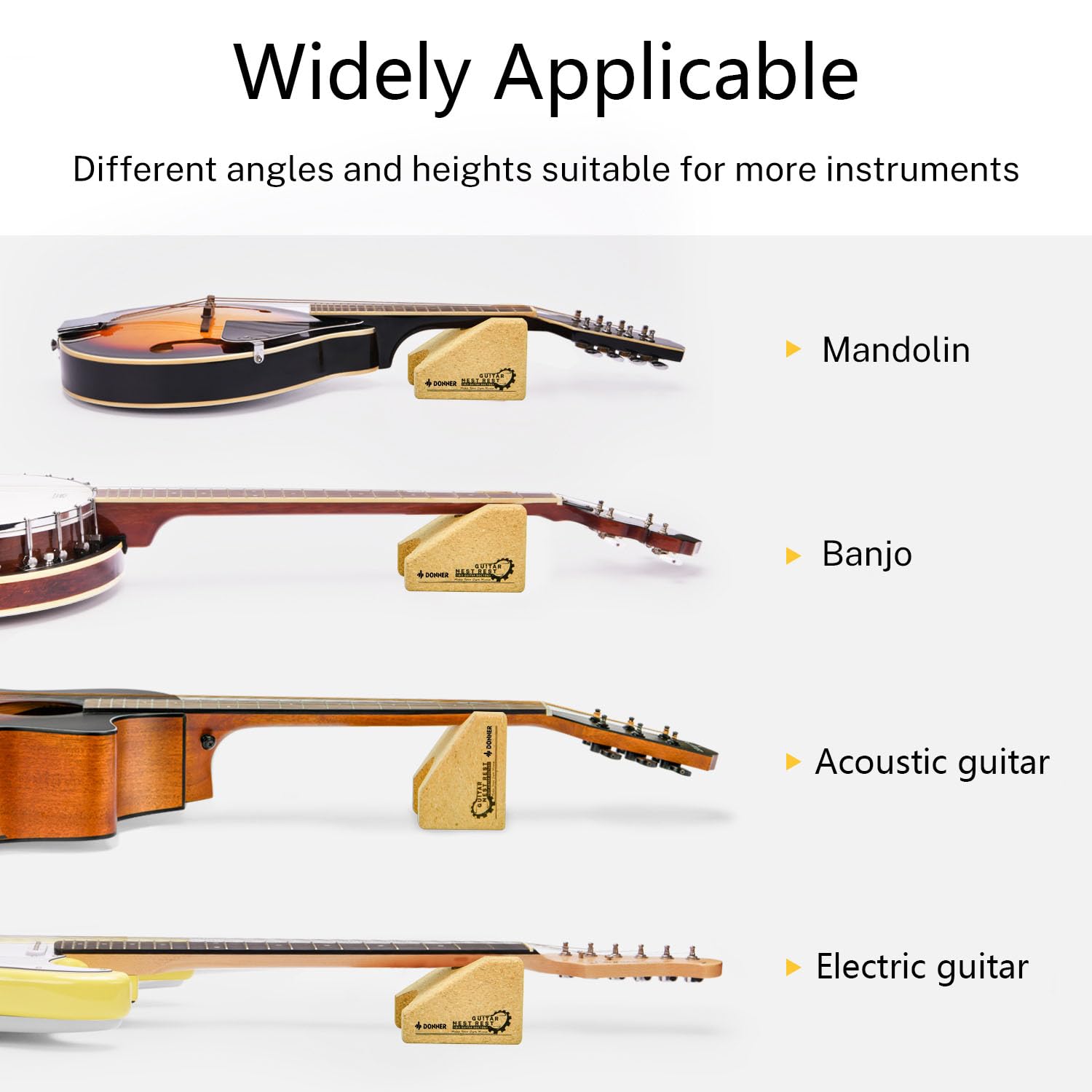 Foto 7 pulgar | Soporte Para Cuello De Guitarra Cradle Donner Para Cambio Y Reparación De Cuerdas - Venta Internacional.