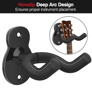 Foto 3 | Soporte De Pared Para Guitarra Moko, 3 Unidades, Para Bajo Eléctrico, Color Negro - Venta Internacional.