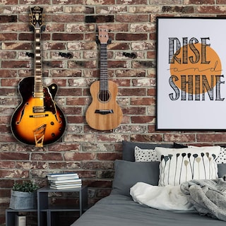 Foto 7 | Soporte De Pared Para Guitarra Moko, 3 Unidades, Para Bajo Eléctrico, Color Negro - Venta Internacional.