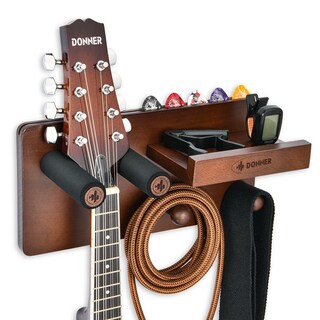 Foto 1 | Soporte De Pared Para Guitarra Donner Con Almacenamiento Para Guitarra - Venta Internacional.