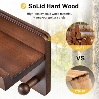 Foto 4 | Soporte De Pared Para Guitarra Donner Con Almacenamiento Para Guitarra - Venta Internacional.
