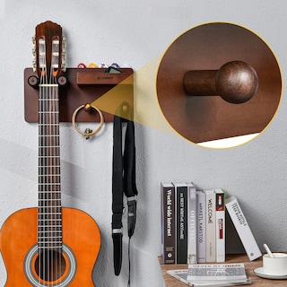 Foto 6 | Soporte De Pared Para Guitarra Donner Con Almacenamiento Para Guitarra - Venta Internacional.