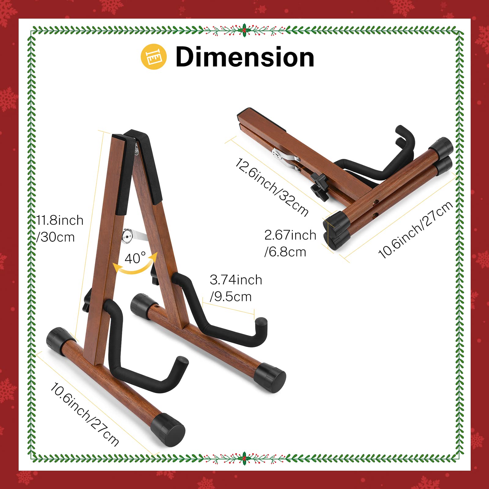 Foto 7 | Soporte Para Ukelele Donner Wood A-frame Para Instrumentos Pequeños - Venta Internacional.