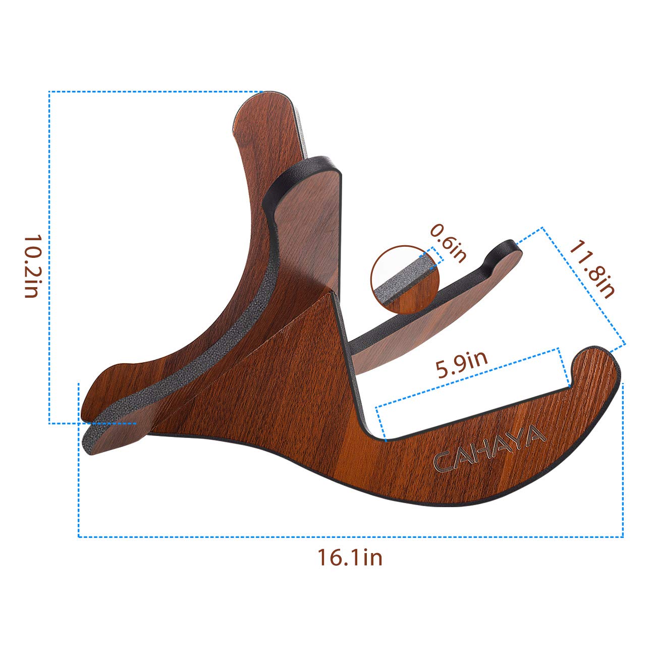 Foto 7 pulgar | Soporte De Guitarra Cahaya, Estilo X-frame, De Madera, Para Guitarras Acústicas - Venta Internacional.
