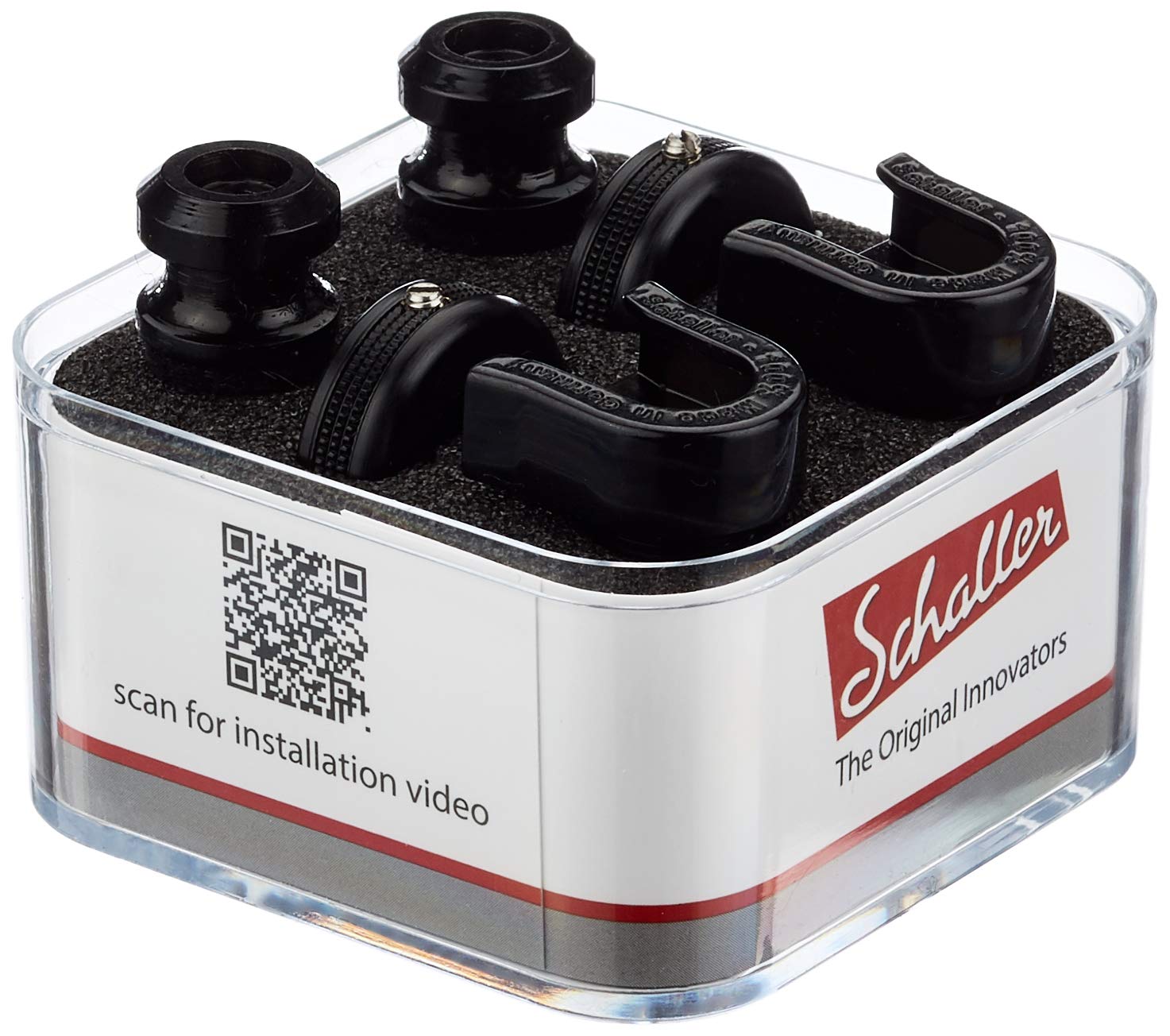 Foto 2 | Straplocks Schaller 14010401 Security Black Chrome Para Guitarra - Venta Internacional.