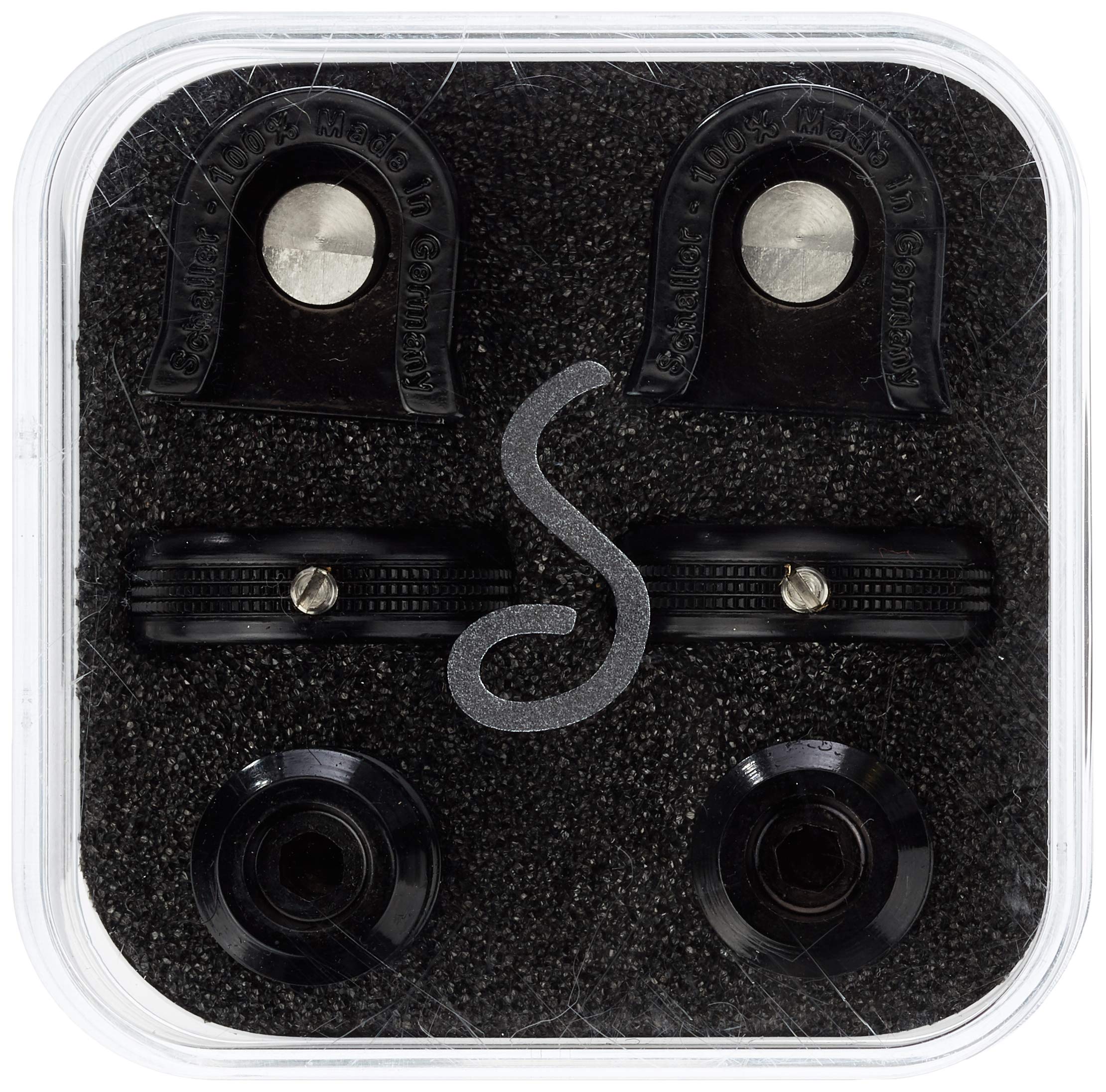 Foto 3 | Straplocks Schaller 14010401 Security Black Chrome Para Guitarra - Venta Internacional.