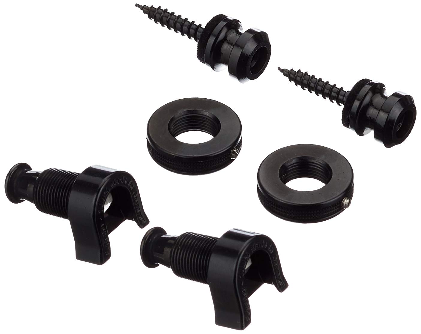Foto 4 | Straplocks Schaller 14010401 Security Black Chrome Para Guitarra - Venta Internacional.