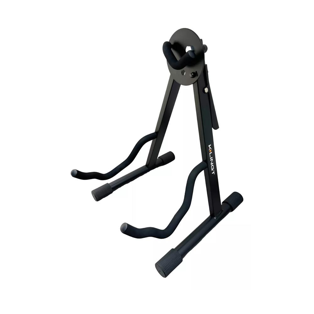 Atril Para Guitarra Klingt Klt 036 Guitar Stand Color Negro Plegable