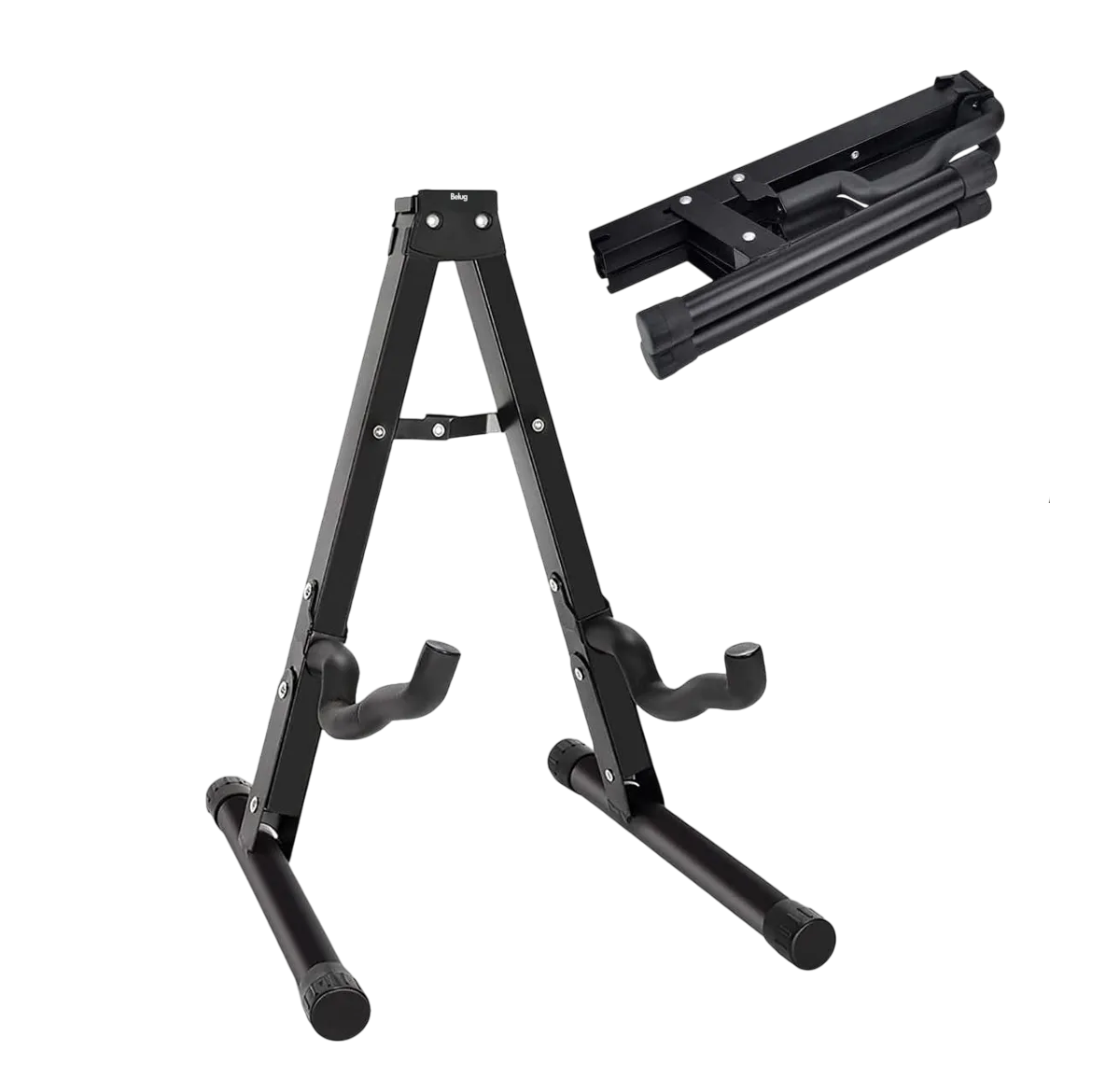 Foto 1 | Soporte De Guitarra Belug  De Metal Plegable  Soporte De Base Negro