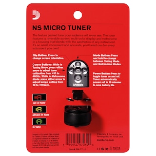 Foto 4 | Micro Afinador Cromático Daddario Pw-ct-12 para Guitarra Bajo