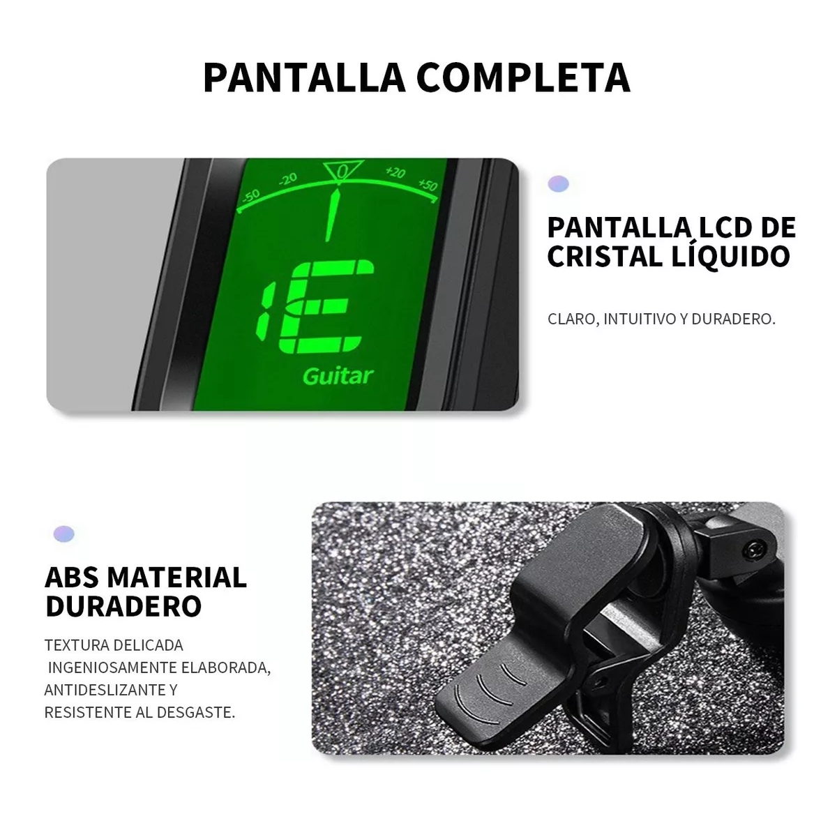 Foto 4 pulgar | Afinador Digital Lab.g Con Clip Para Guitarra Bajo Ukelele Violín