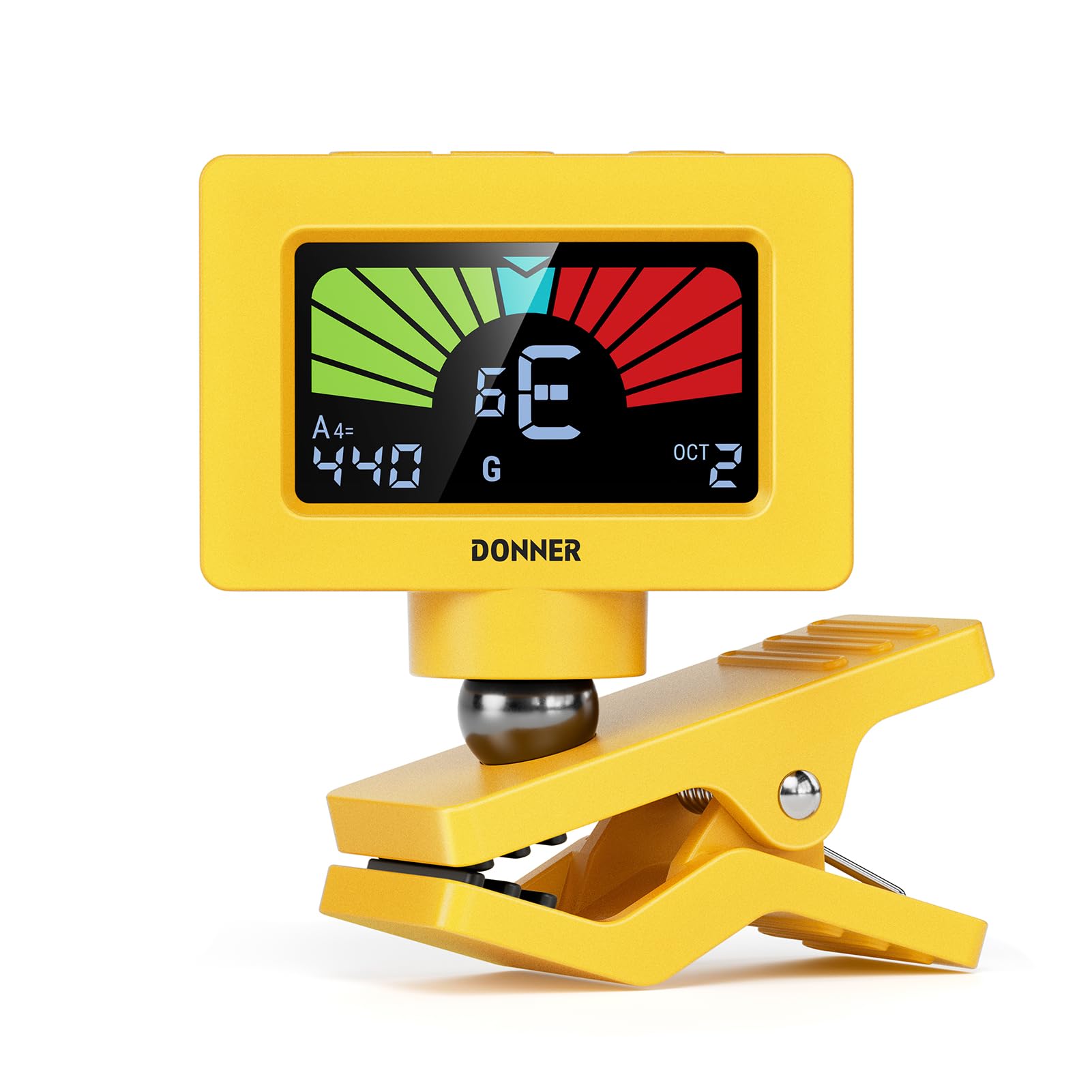 Afinador De Guitarra Donner Dt-10, Pantalla Lcd Magnética Con Clip - Venta Internacional.
