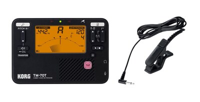 Foto 1 | Sintonizador Y Metrónomo Korg Tm-70c Con Micrófono De Contacto - Negro - Venta Internacional.