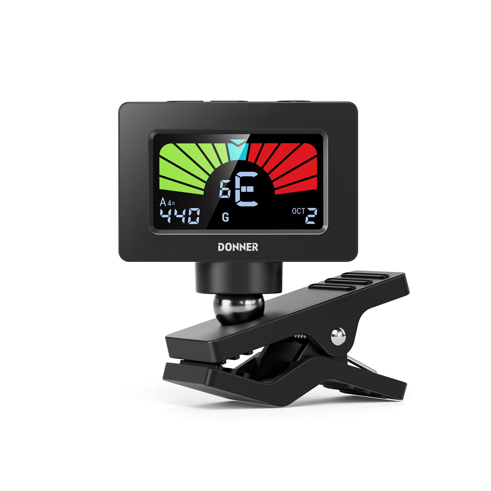 Foto 1 | Afinador De Guitarra Donner Dt-10, Pantalla Lcd Magnética Con Clip, Color Negro - Venta Internacional.