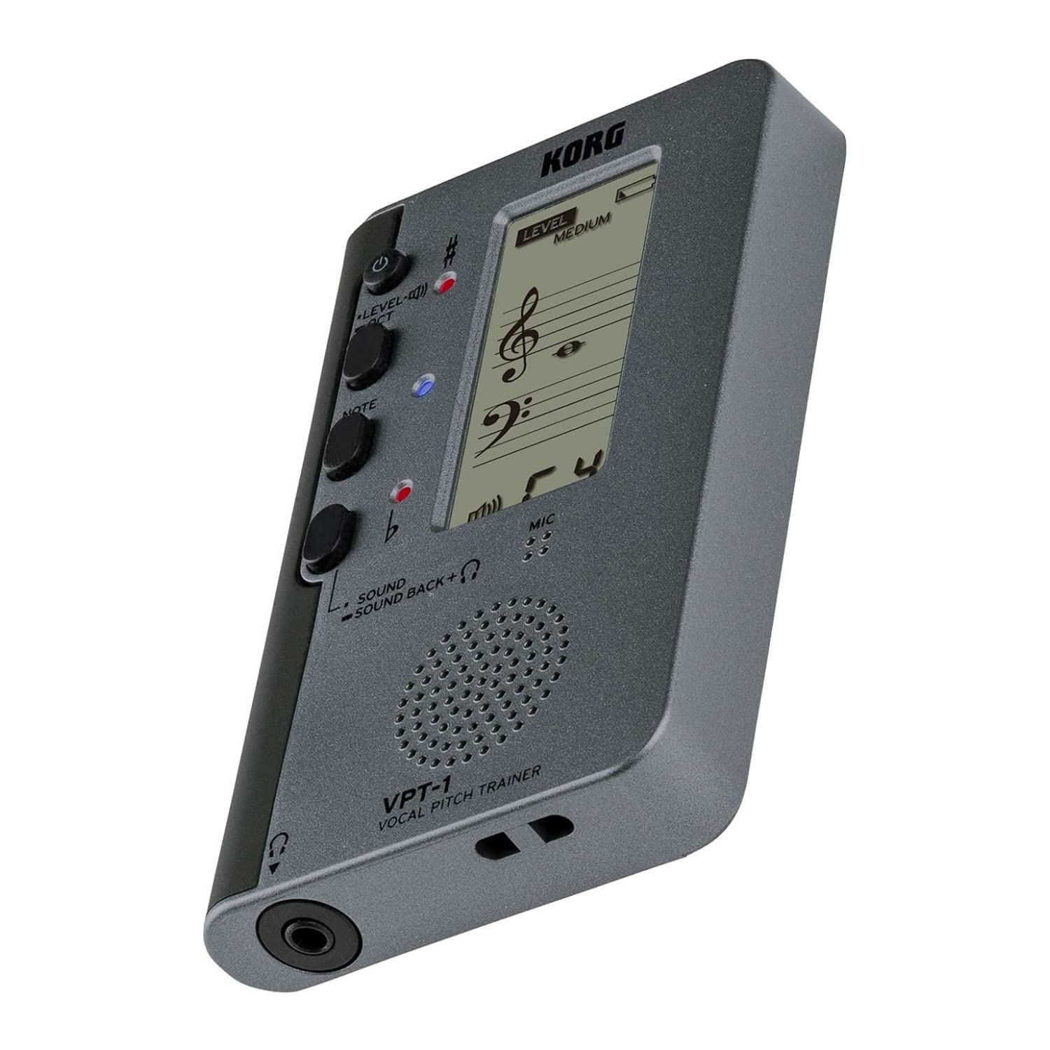 Foto 2 | Afinador Vocal Korg Vpt-1 Plateado Para Entrenamiento De Canto - Venta Internacional.