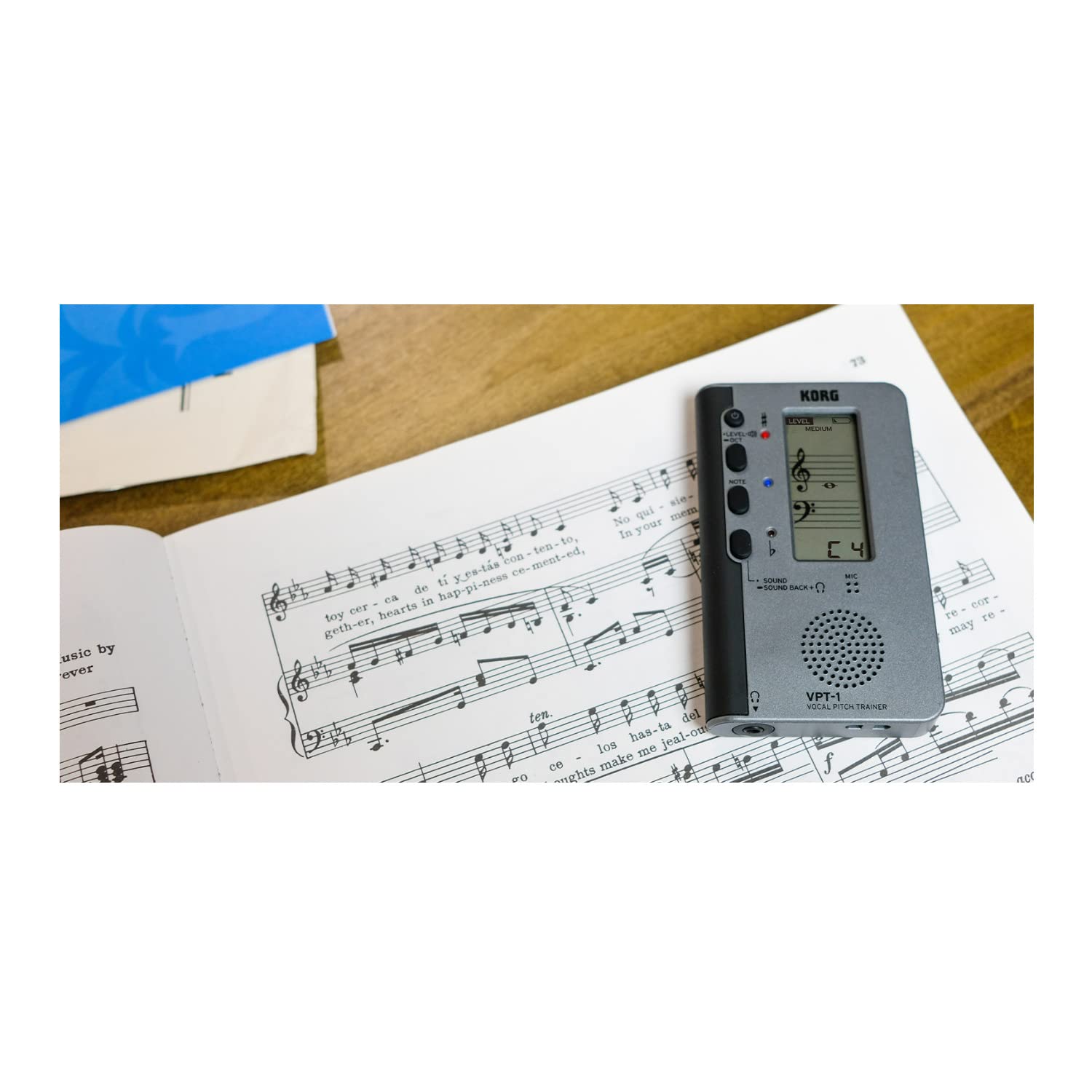 Foto 6 pulgar | Afinador Vocal Korg Vpt-1 Plateado Para Entrenamiento De Canto - Venta Internacional.