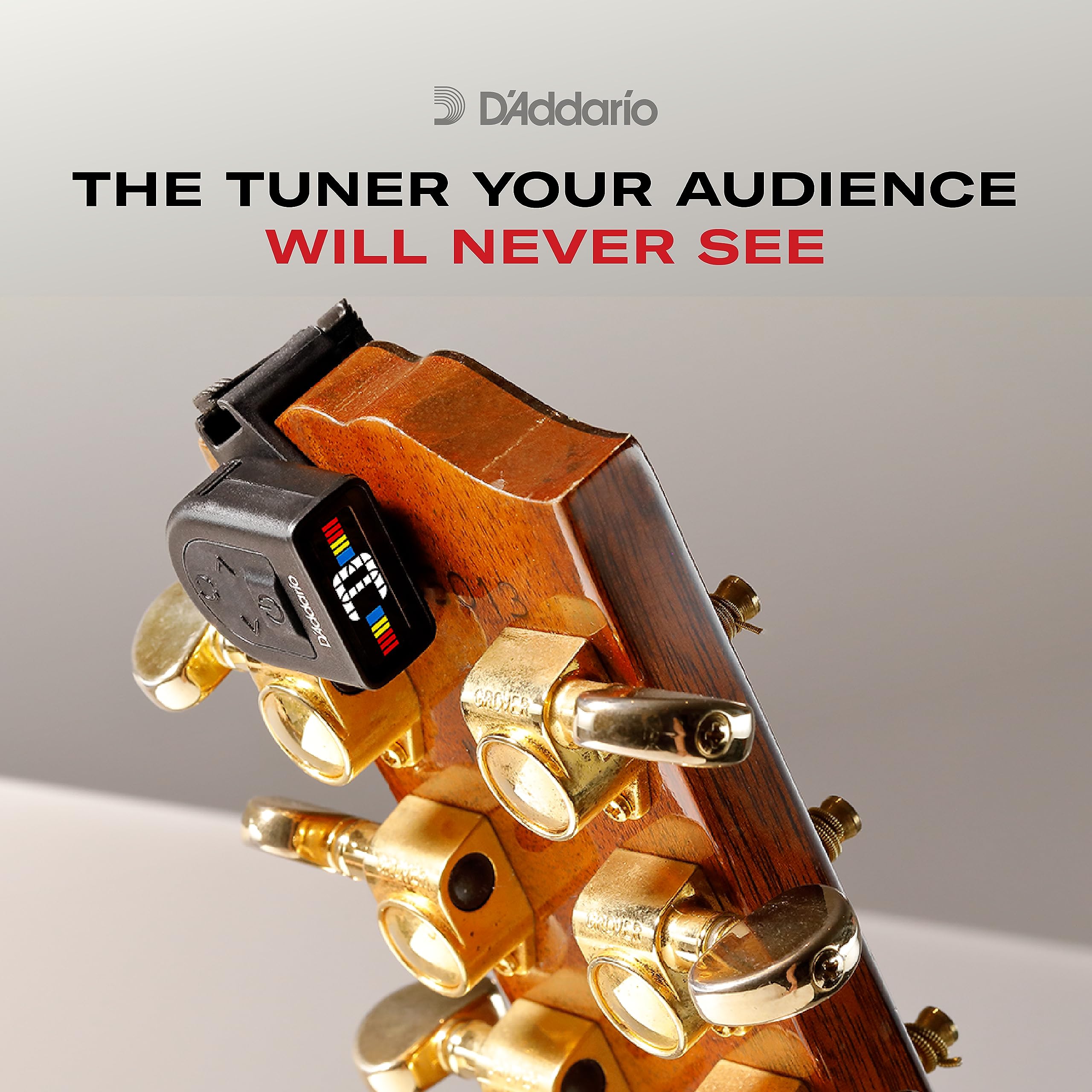 Foto 4 pulgar | Afinador De Guitarra D'addario Con Microclip Para Auriculares, Paquete De 1 - Venta Internacional.