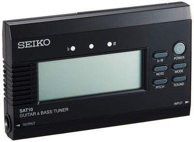 Foto 1 | Sintonizador De Guitarra/bajo Seiko Sat10be Con Función De Afinación Plana - Venta Internacional.