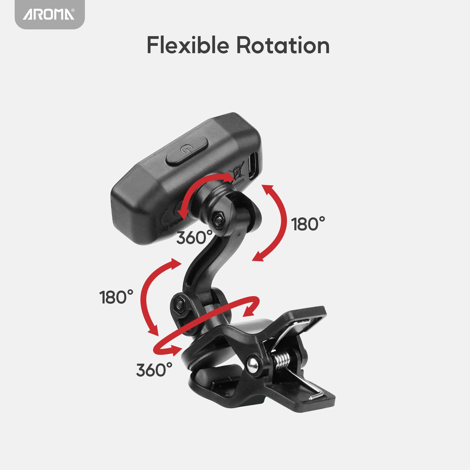 Foto 6 pulgar | Afinador De Guitarra Con Clip  Recargable  Aroma  Fácil De Leer  Tft - Venta Internacional.