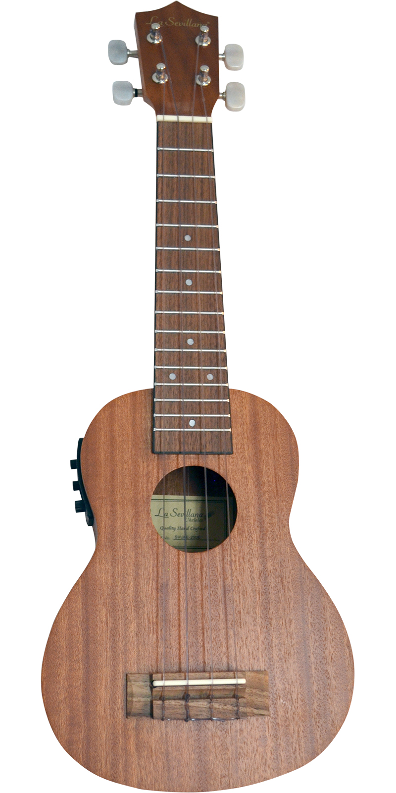 Ukulele Soprano Electroacústico Funda La Sevillana Svuke200e