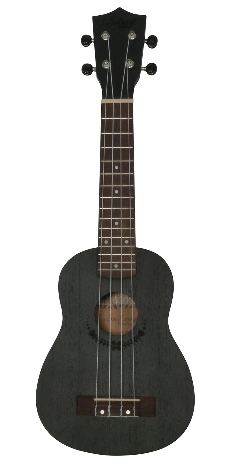 Ukulele Soprano Acústico La Sevillana Svuke50s Blk