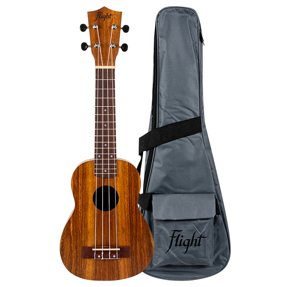 Foto 4 | Ukelele Flight NUS-200 Teak Marrón Soprano + Funda