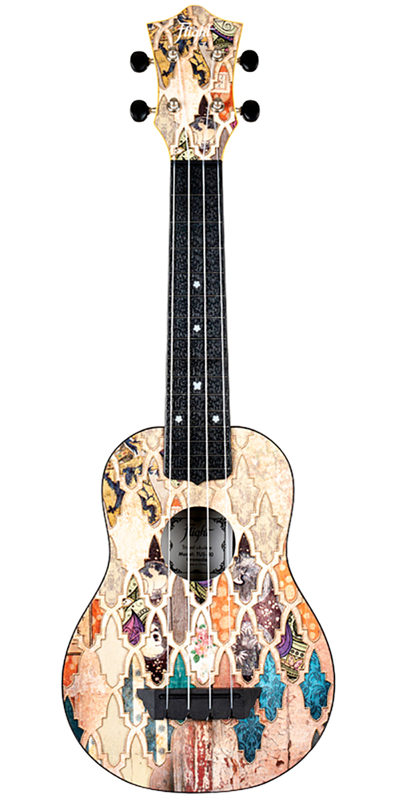 Ukelele Flight TUS-40 Granada Multicolor Soprano + Funda