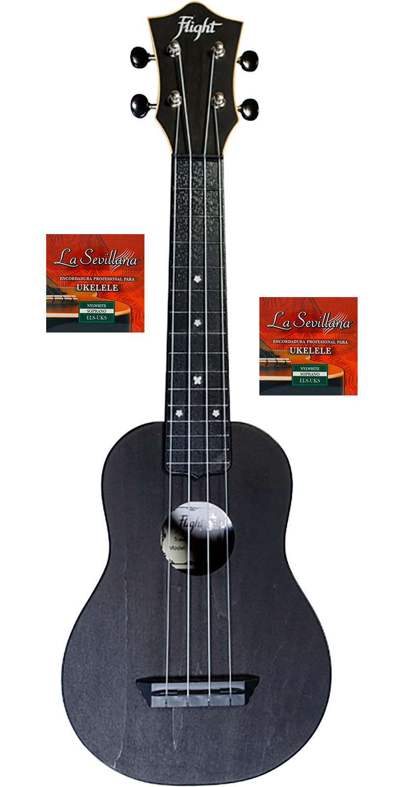 Foto 2 pulgar | Ukelele Flight Tus35b color Negro con Funda