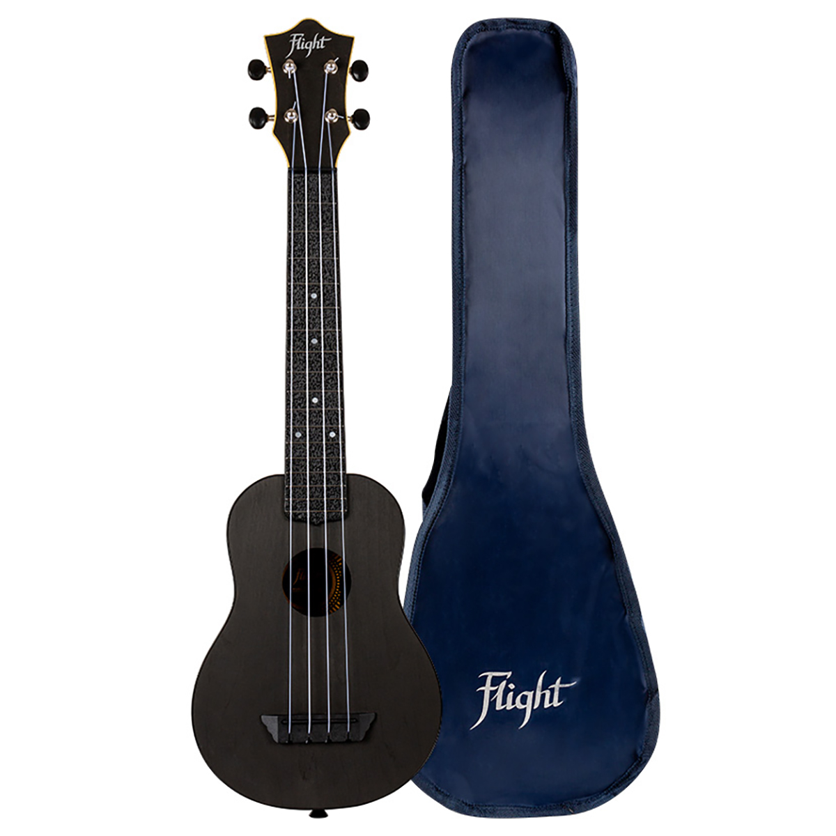 Foto 2 pulgar | Ukulele Soprano Brazo Largo Flight Tusl35 Blk Funda