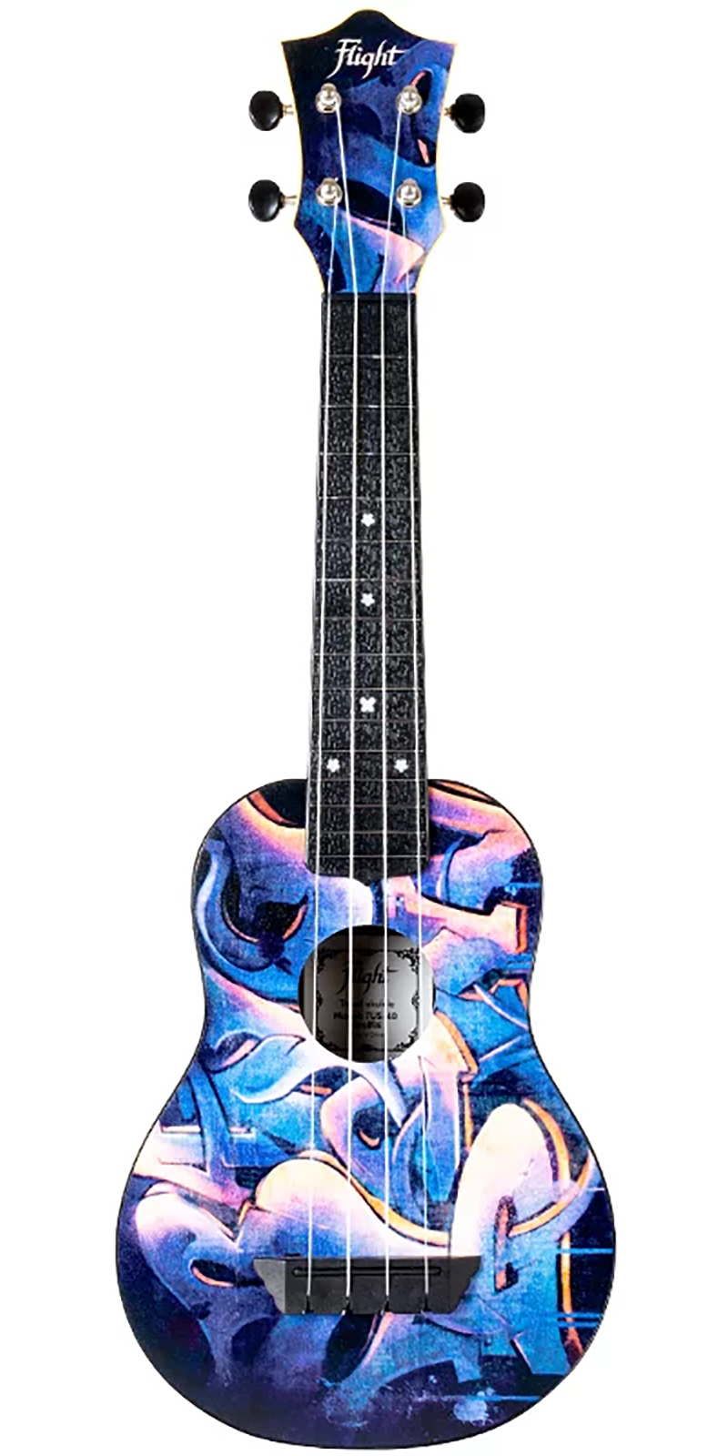 Foto 2 pulgar | Ukelele Flight TUS-40 GRAFFITI Multicolor Soprano + Funda