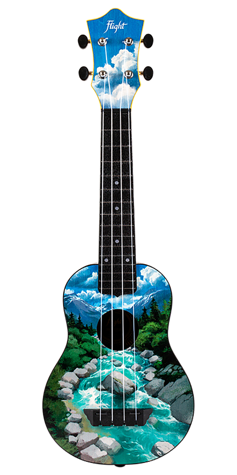 Foto 6 pulgar | Ukelele Flight TUS-30 Slo Multicolor Soprano + Funda