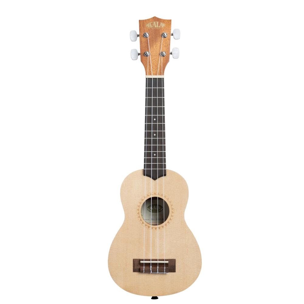 Ukulele Soprano de Caoba Satinado con Tapa de Abeto Kala KA-15S-S Café