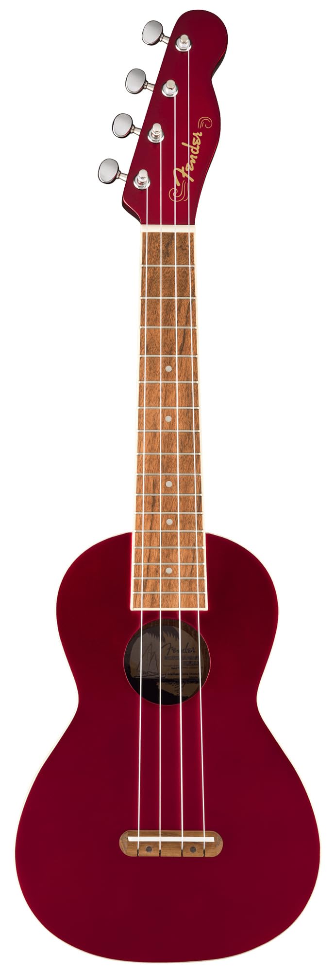 Foto 3 pulgar | Ukelele De Concierto Fender Monterey Cherry Con Accesorios - Venta Internacional.