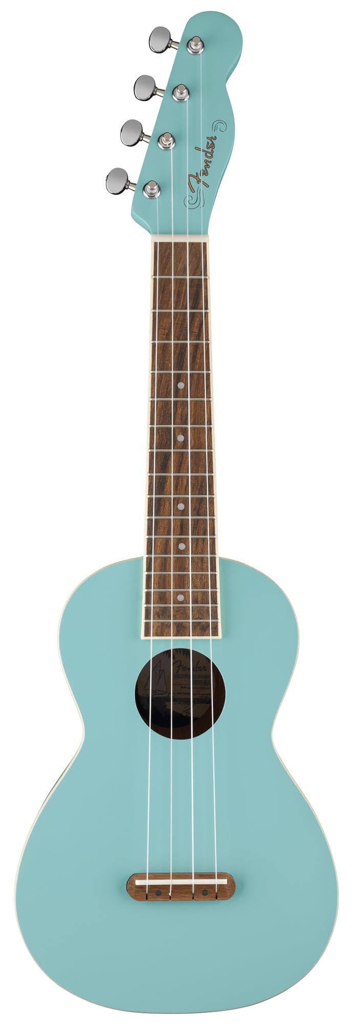 Foto 3 pulgar | Ukelele De Concierto Fender Monterey Daphne Blue Con Accesorios - Venta Internacional.