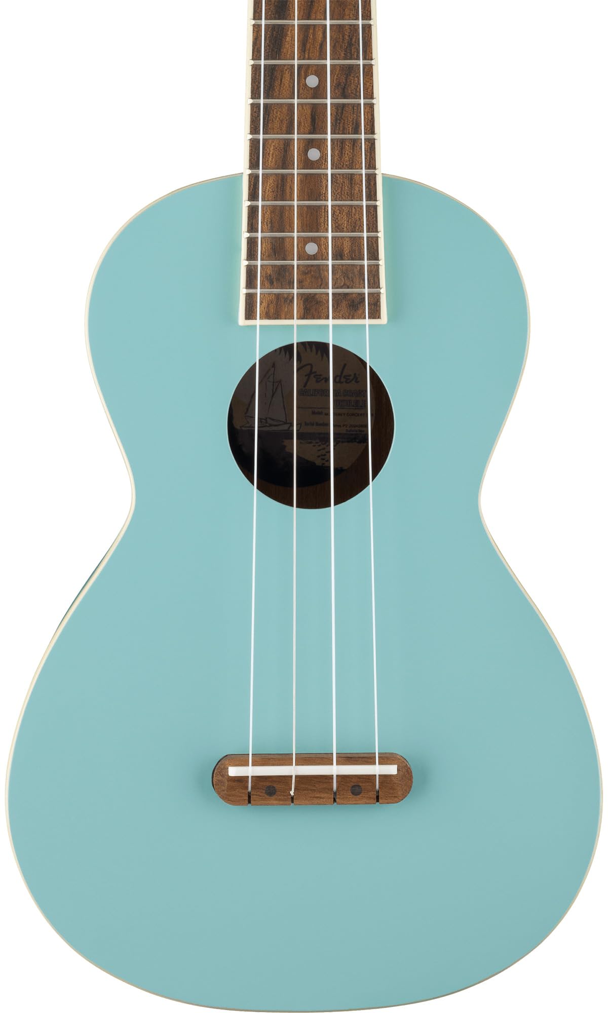 Foto 6 pulgar | Ukelele De Concierto Fender Monterey Daphne Blue Con Accesorios - Venta Internacional.