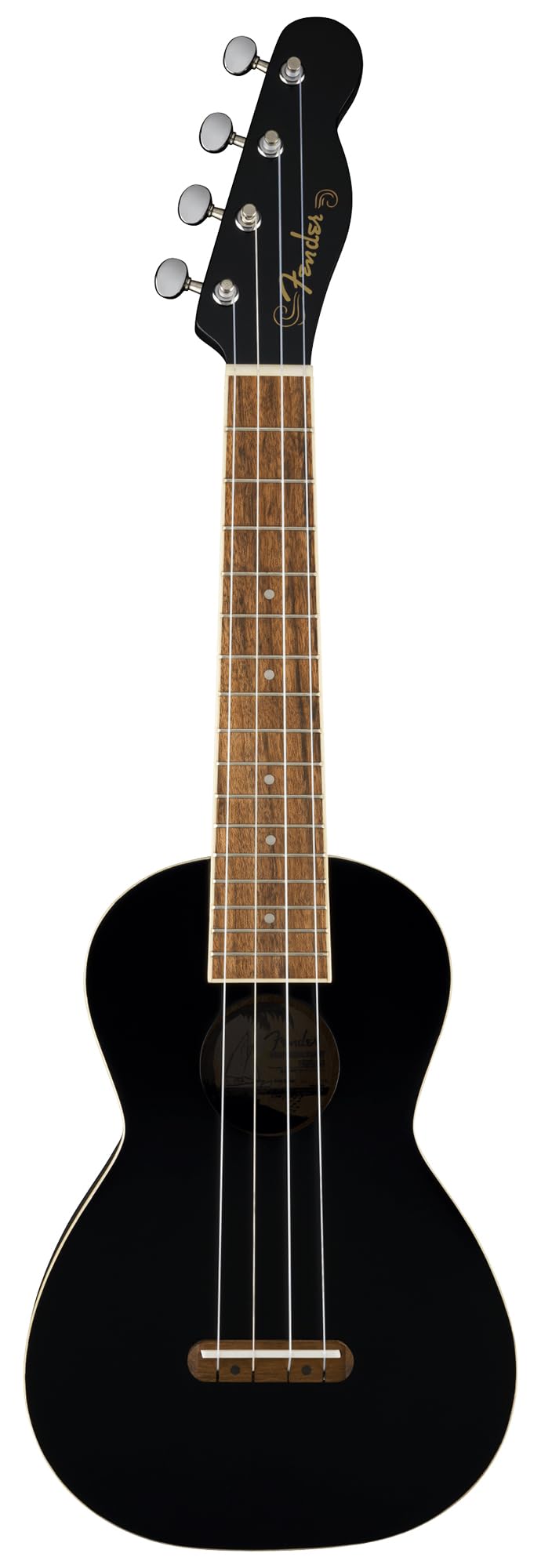 Foto 3 pulgar | Ukelele De Concierto Fender Monterey Black Con Funda, Afinador Y Dv - Venta Internacional.