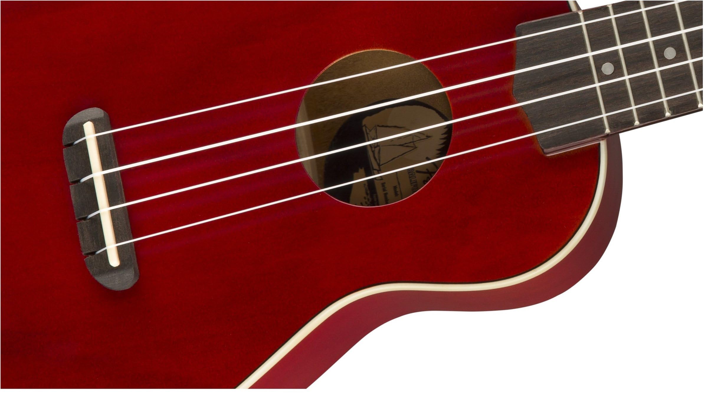 Foto 4 | Ukelele Fender Venice Soprano Cherry Con Funda Y Afinador - Venta Internacional.