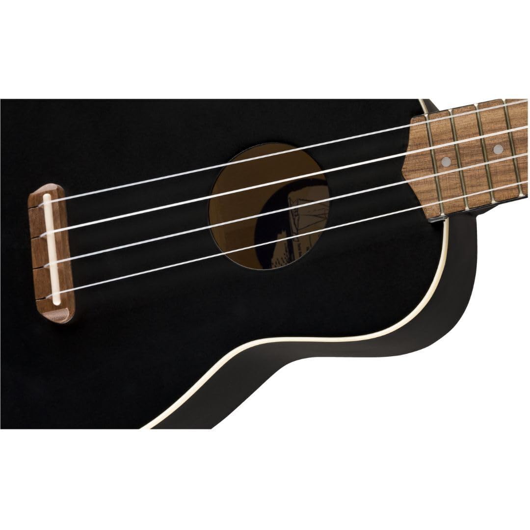 Foto 6 pulgar | Ukelele Fender Venice Soprano Negro - Venta Internacional.
